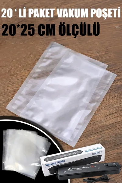 📦20 Lİ PAKET VAKUM POŞETİ