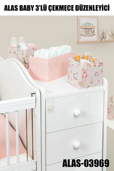 ALAS-03969 BABY 3 LÜ ÇEKMECE DÜZENLEYİCİ