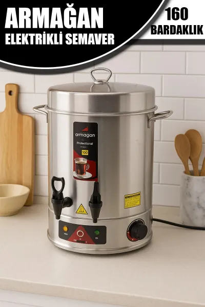 🥤ARMAĞAN 160 BARDAKLIK ELEKTRİKLİ SEMAVER