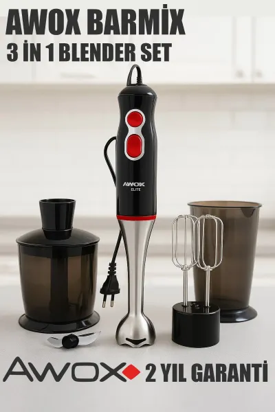 AWOX BARMIX 3 IN 1 BLENDER SET