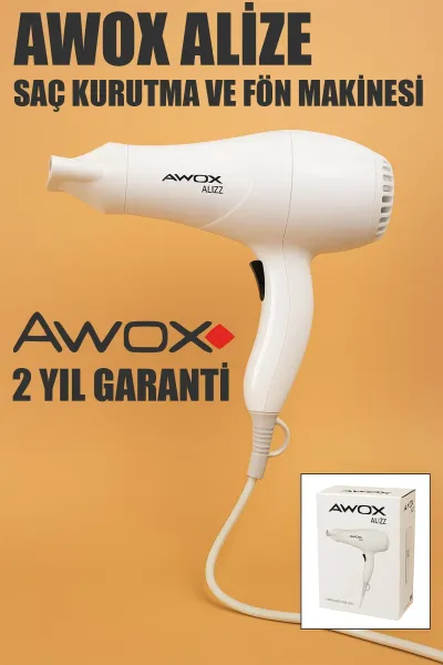AWOX ALİZE BEYAZ SAÇ KURUTMA FÖN MAKİNESİ