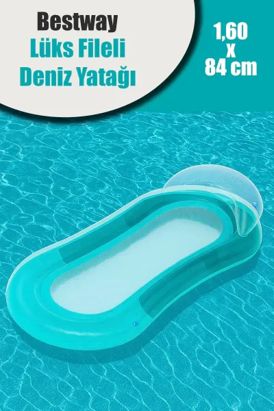 BESTWAY 43103 LÜKS FİLELİ ŞİŞME DENİZ YATAĞI