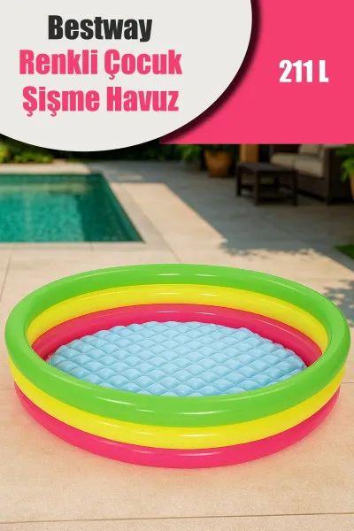 BESTWAY 51103 YUVARLAK ÇOCUK ŞİŞME HAVUZ
