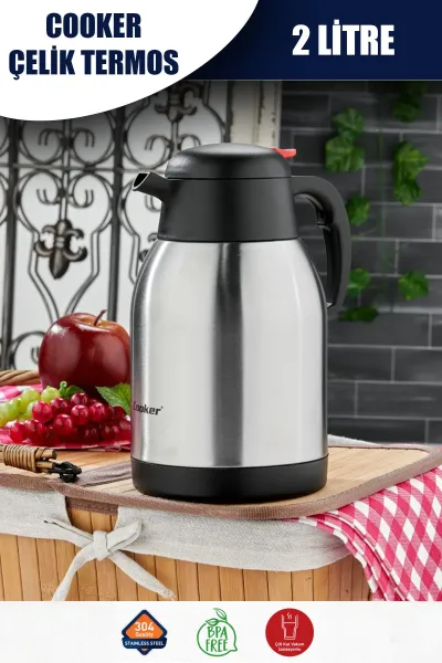 COOKER 2 LT ÇELİK TERMOS