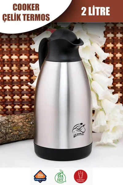 COOKER 2 LT ÇELİK UZUN TERMOS