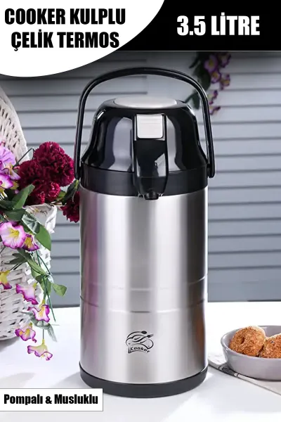 COOKER 3.5 LT LUX ÇELİK TERMOS