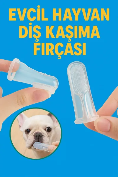 🐶EVCİL HAYVAN DİŞ KAŞIMA FIRÇASI