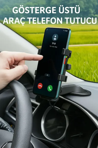 📱GÖSTERGE ÜSTÜ ARAÇ TELEFON TUTUCU