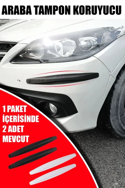 🚘KARBON DESENLİ ARABA TAMPON KORUYUCU