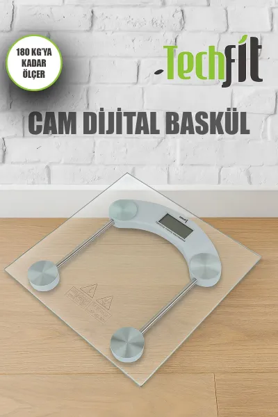 KARE CAM DİJİTAL BASKÜL TERAZİ TARTI