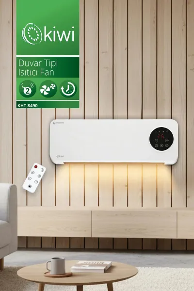 KİWİ KHT-8490 KLİMA TİPİ KUMANDALI ISITICI FAN