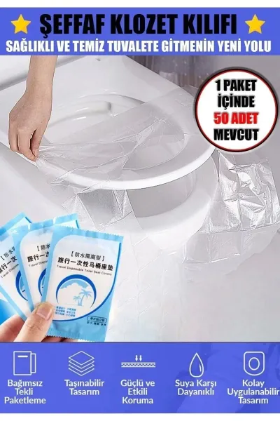 🚽50 ADET KLOZET KILIFI