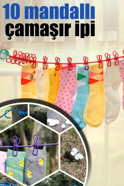 🧺 MANDALLI ÇAMAŞIR İPİ