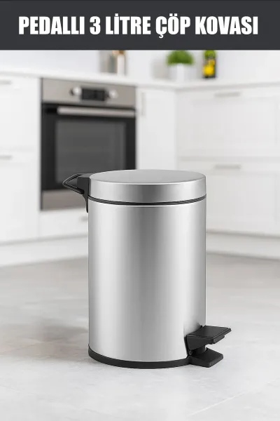 PEDALLI 3LT METAL ÇÖP KOVASI