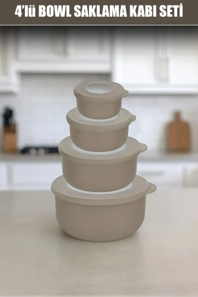QLUX L-00989 BOWL KAPAKLI SAKLAMA KABI SETİ