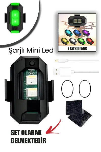 🌈 ŞARJLI MİNİ LED LAMBA