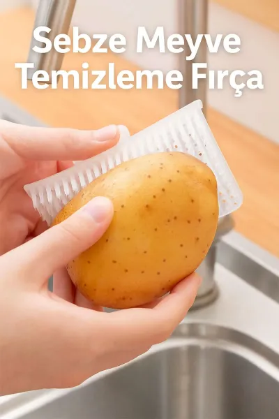 💧SEBZE MEYVE TEMİZLEME FIRÇASI