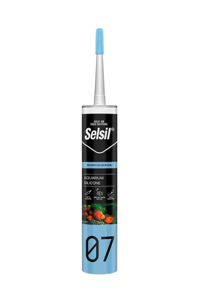 💧SELSİL 07 ŞEFFAF AKVARYUM SİLİKONU