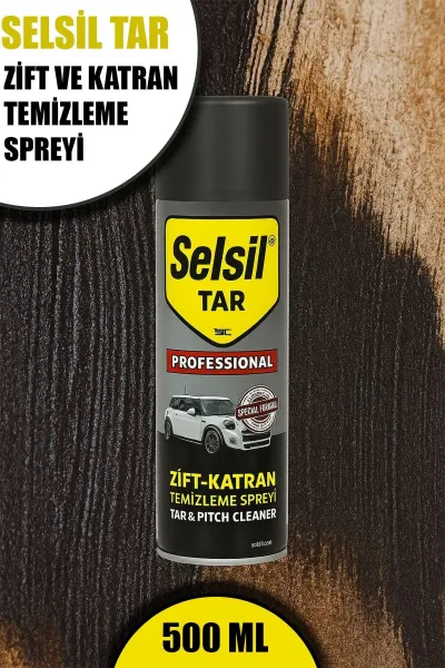 🛞SELSİL TAR ZİFT KATRAN TEMİZLEME SPREYİ