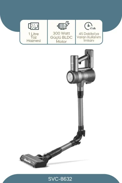 SİNBO KABLOSUZ DİKEY ŞARJLI SÜPÜRGE