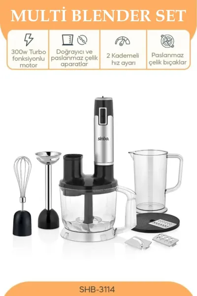 SİNBO SHB-3114 MULTI BLENDER SET