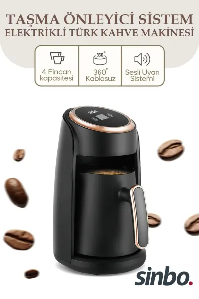 SİNBO SCM -2978 ELEKTRİKLİ TÜRK KAHVE MAKİNESİ
