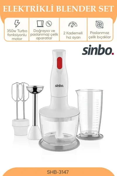 SİNBO SHB-3147 BLENDER SET