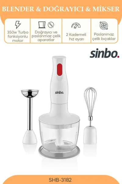 SİNBO SHB -3182 BLENDER SET