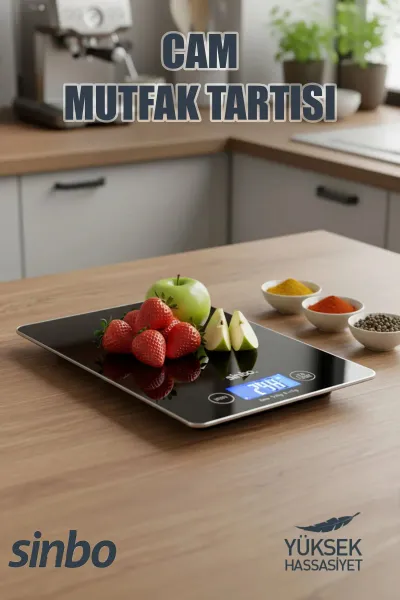 SİNBO SKS-4526 CAM MUTFAK TARTISI