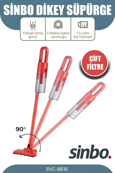 SİNBO SVC-8616 DİKEY SÜPÜRGE