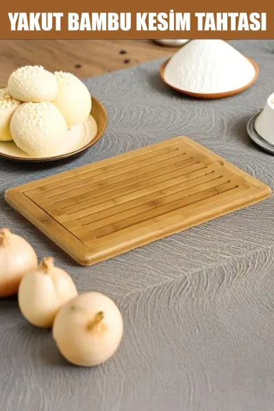 YAKUT AHŞAP BAMBU KESİM PANOSU