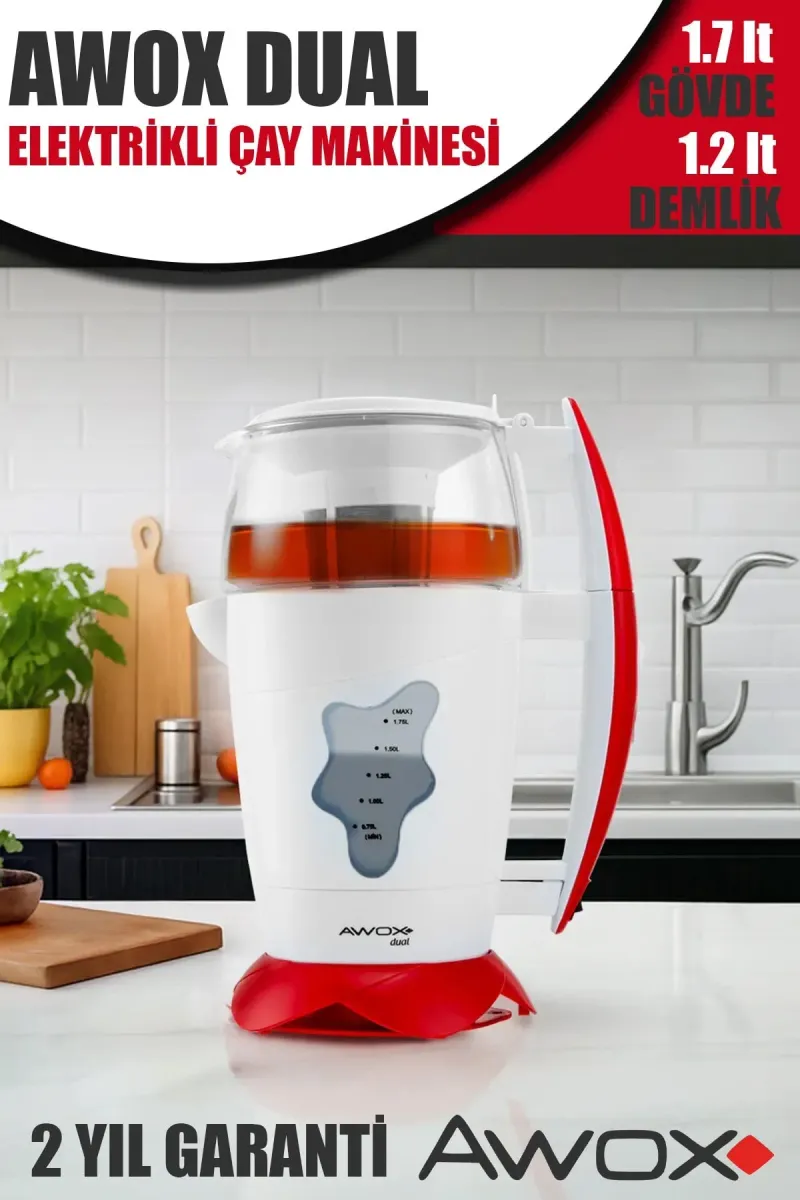 AWOX DUAL ELEKTRİKLİ ÇAY MAKİNESİ - dibidip