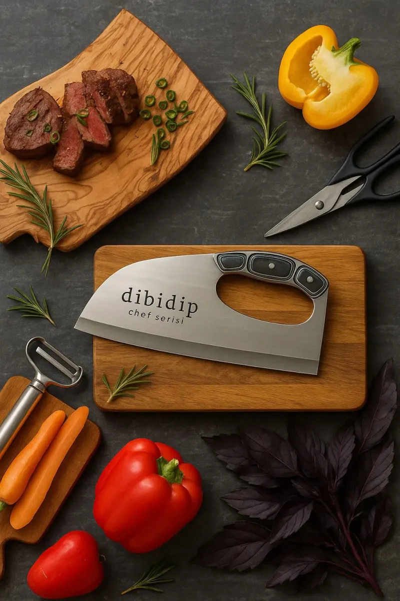 🔪 Dibidip CHEF Serisi – Profesyonel Et & Kesim Bıçağı