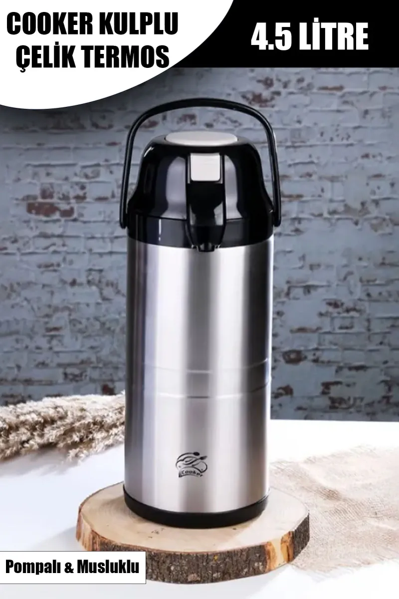 COOKER 4.5 LT LUX ÇELİK TERMOS