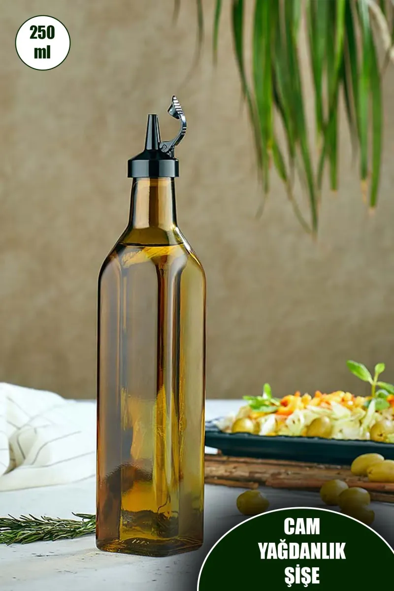 QLUX C-00407 250 ML CAM ORGANİK YAĞDANLIK ŞİŞE
