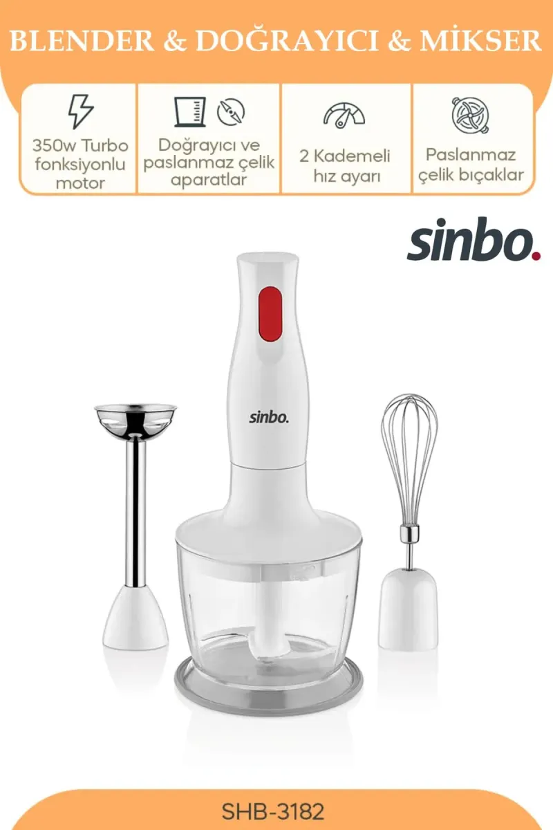 SİNBO SHB -3182 BLENDER SET - dibidip