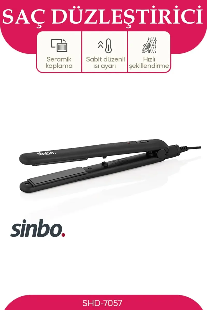 SİNBO SHD -7057 SAÇ DÜZLEŞTİRİCİ - dibidip 
