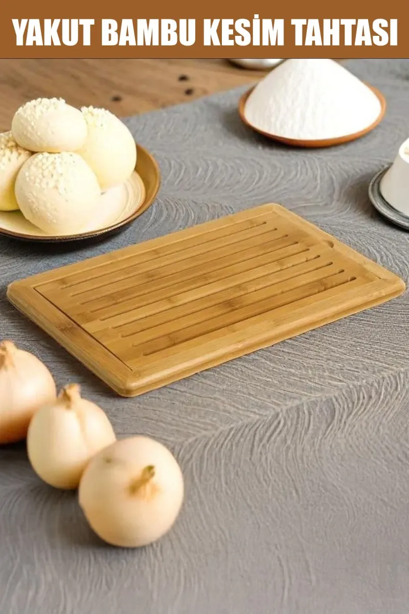 YAKUT AHŞAP BAMBU KESİM PANOSU