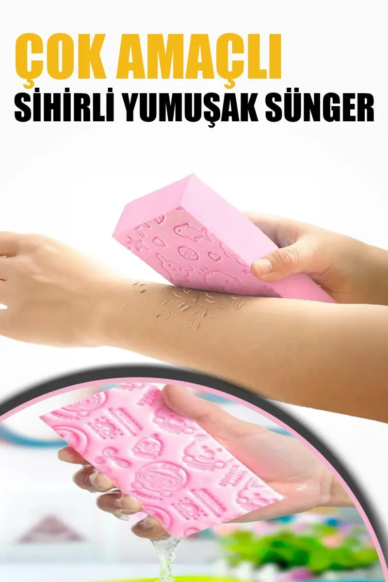 🧽ÇOK AMAÇLI YUMUŞAK SÜNGER - dibidip
