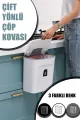 🍃15L ÇİFT YÖNLÜ ÇÖP KOVASI - dibidip 