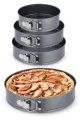 3 PARÇA METAL & KELEPÇELİ KEK KALIP SETİ