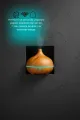 AHŞAP DESENLİ 500ML FİŞ ŞARJLI & KUMANDALI & LED IŞIKLI HAVA NEMLENDİRİCİ