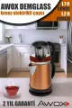 AWOX DEMGLASS BRONZ ELEKTRİKLİ ÇAY MAKİNESİ - dibidip 