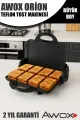 AWOX ORİON SİYAH TEFLON TOST MAKİNESİ - dibidip 