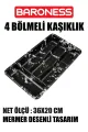 🖤BARONESS MERMER DESENLİ 4 BÖLMELİ KAŞIKLIK - dibidip 