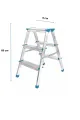 3+3 ÇİFT BASAMAKLI METAL MERDİVEN