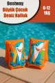BESTWAY 12409 TURUNCU BÜYÜK ÇOCUK DENİZ KOLLUK - dibidip 