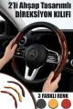 🚗AHŞAP TASARIMLI DİREKSİYON KILIFI - dibidip 