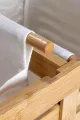 İBİCO 2 BÖLMELİ AHŞAP BAMBU KİRLİ ÇAMAŞIR SEPETİ