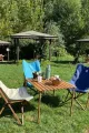 KATLANABİLİR ÇANTALI AHŞAP KAMP MASASI